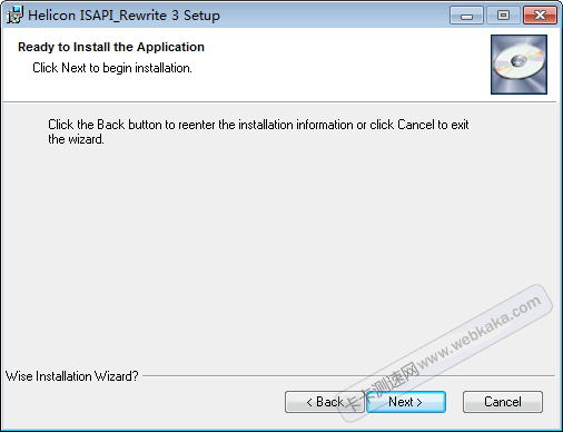 直接點擊&ldquo;Next&rdquo;，開始安裝