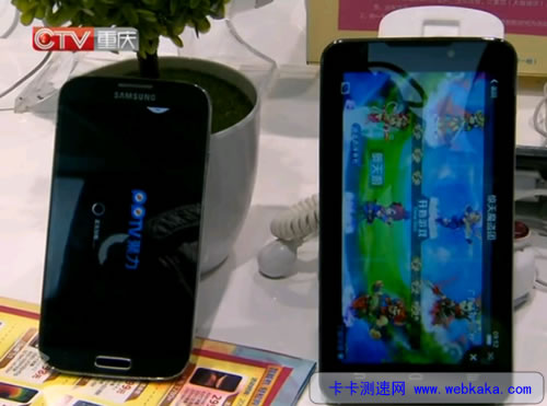 4G視頻已經(jīng)開始播放,3G視頻還在緩沖當(dāng)中