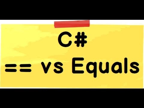 比較C#里==與Equals()有何區別以及何時使用它們