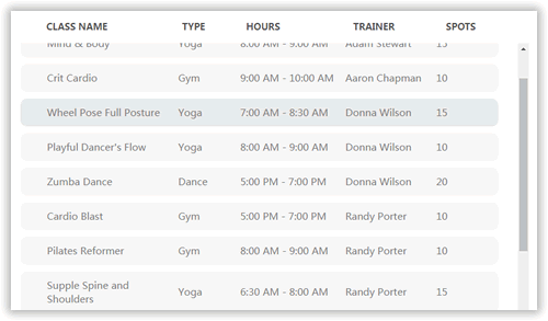 實例5:Table表格往上滾,表頭固定不動