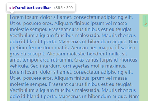 有趣的滾動(dòng)條（效果圖）