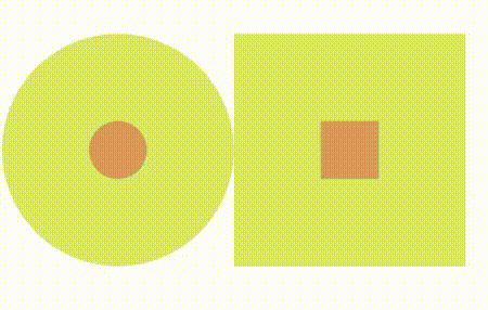 將svg形狀的框架設置為寬度的三倍 