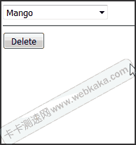 JQuery刪除下拉列表的選擇項