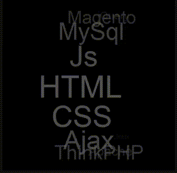 文字3D動畫向上滾動（不隨鼠標改變方向和速度）